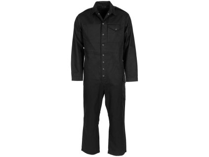 Kombinéza BRITSKÁ montérková ČERNÁ (velikost 160/84)