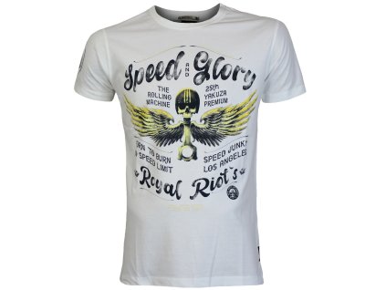 Pánské triko Yakuza Premium 3705 off white (Velikost L)