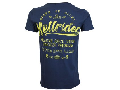 Pánské triko Yakuza Premium 3712 blue black (Velikost XL)