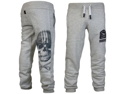 Yakuza Premium Pánské tepláky 3429 light grey (Velikost XXL)