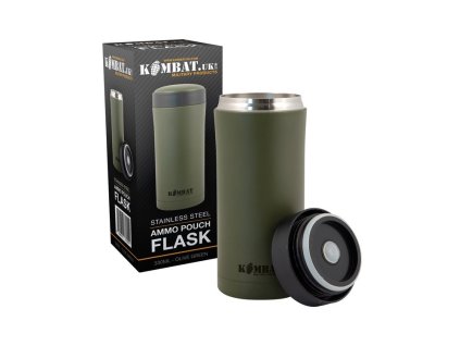 Láhev MILITARY izolovaná NEREZ 330ml ZELENÁ