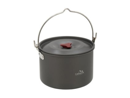 Kotlík hliníkový FIELD s poklicí 4 litry ŠEDÝ