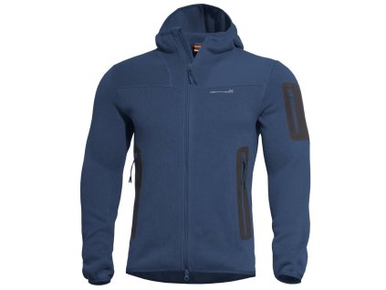 Mikina FLEECE s kapucí FALCON PRO POLARTEC® MODRÁ (velikost L)
