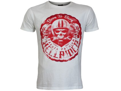 Pánské triko Yakuza Premium 3818 oFF white (Velikost M)