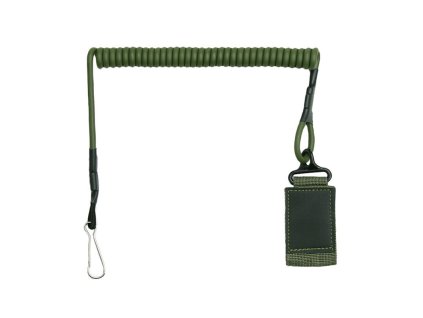 Kabel (telefonní) bezpečností SWAT ke zbrani ZELENÝ