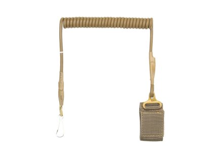 Kabel (telefonní) bezpečností SWAT ke zbrani KHAKI