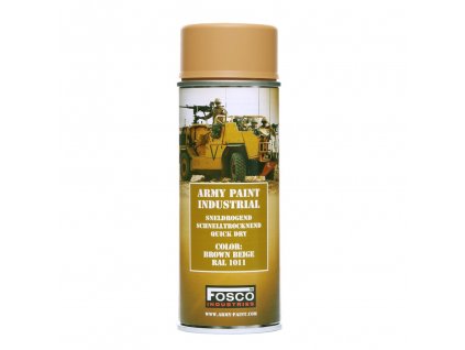 Barva ARMY ve spreji 400ml RAL 1011 BROWN BEIGE