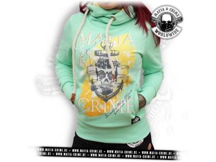 Dámská mikina Mafia & Crime MC Anchor Girls (Velikost XS)
