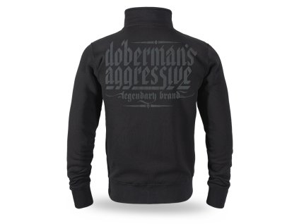 Pánská mikina se zipem Dobermans Aggressive Swelling Logo BZC351A (Velikost M)