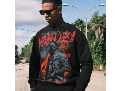 Pánská mikina Yakuza Dantai 25012 black (Velikost M)