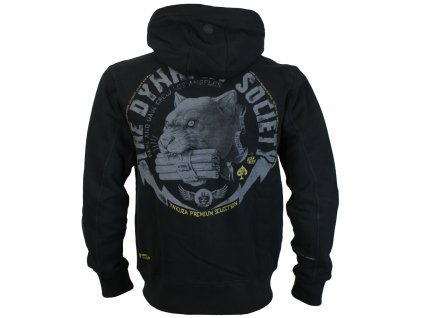 Pánská mikina Yakuza Premium se zipem a kapucí 3825 B black (Velikost M)
