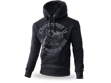 Pánská mikina Dobermans Aggressive Division DANGEROUS DOG BK242A (Velikost M)