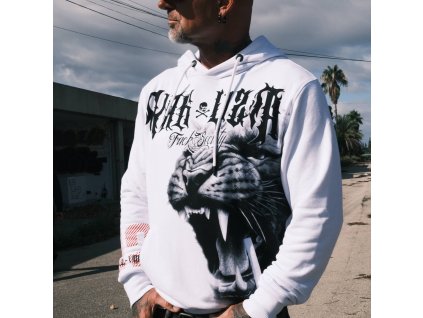 Pánská mikina Yakuza Wildcat 25001 white (Velikost 5XL)