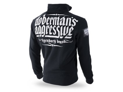 Pánská mikina se zipem Dobermans Aggressive LEGENDARY BZC239A