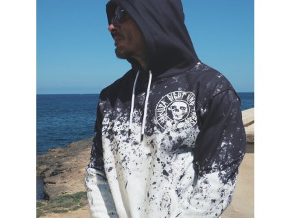 Pánská mikina Yakuza Splash Allover 23013 white (Velikost S)