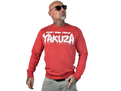 Pánská mikina Yakuza Failure 23019 ribbon red