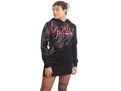 Dámská mikina Yakuza Starz Allover Long 25108 black (Velikost M)