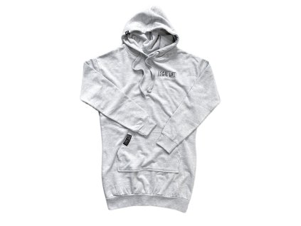 Dámské mikino šaty LEGAL LIFE Grey melange (Velikost XS)