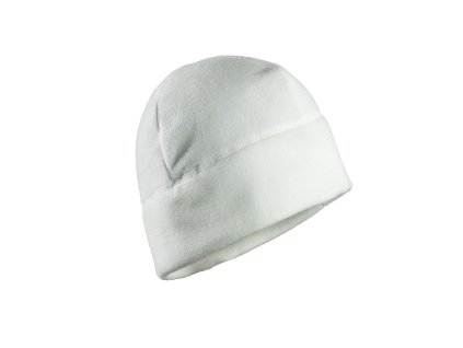 Čepice DELTA fleece BÍLÁ