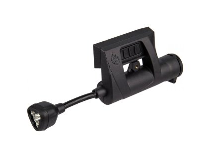 Svítilna na helmu CHARGE MPLS 3 barvy + IR LED ČERNÁ