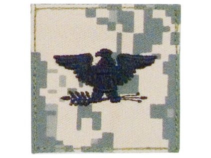 Nášivka hodnosti VELCRO COLONEL ARMY ACU DIGITAL