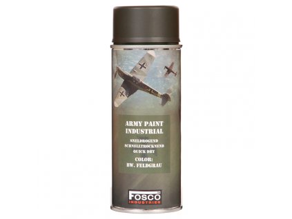 Barva ARMY ve spreji 400ml RAL 6006 BW ŠEDÁ FELDGRAU