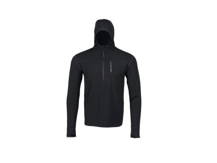 Mikina funkční se zipem LOCHSA MERINO ČERNÁ  + Doprava zdarma na další nákup