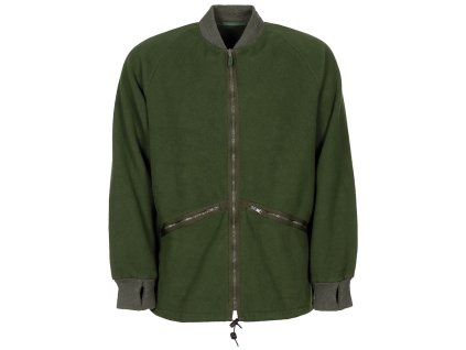 Mikina BRITSKÁ fleece ZELENÁ použitá