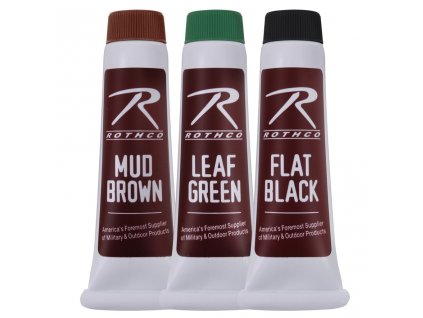 Barvy maskovací ČERNÁ, HNĚDÁ, ZELENÁ