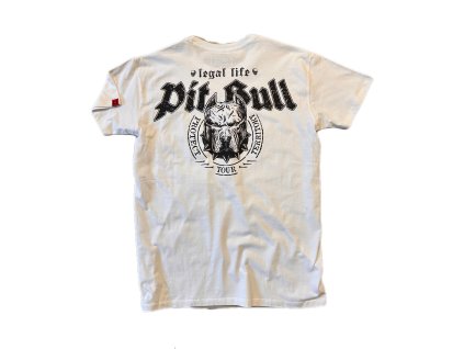 Pánské triko LEGAL LIFE PitBull white