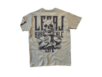 Pánské triko LEGAL LIFE Bare Knuckle khaki