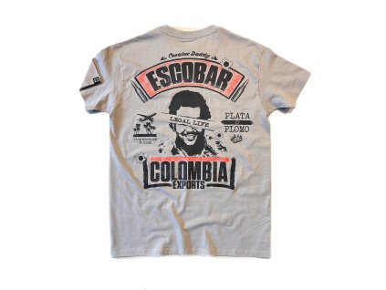 Pánské triko LEGAL LIFE Escobar grey