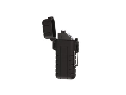 Zapalovač elektronický dobíjecí TRÖBER® ATOMIC X-ARC ČERNÝ