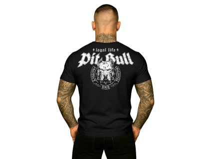 Pánské triko LEGAL LIFE PitBull black (Velikost M)