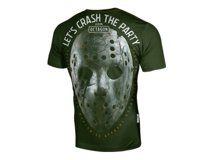 Pánské triko Octagon Let's Crash The Party green (Velikost M)