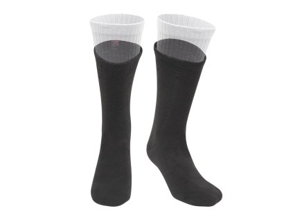 Ponožky - zateplovací vložky POLAR fleece ČERNÉ (velikost 44-47)