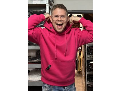 Pánská mikina LEGAL LIFE Total Basic Pink (Velikost M)
