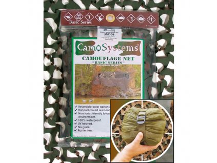 Síť maskovací BASIC LIGHT WOODLAND 2,4x3m