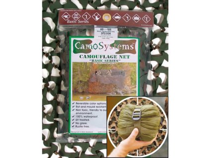 Síť maskovací BASIC LIGHT WOODLAND 2,4x3m