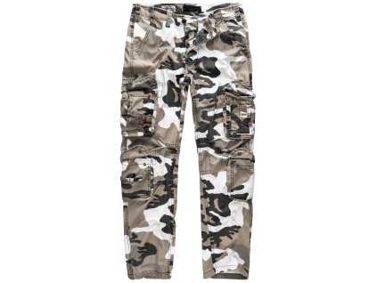 Kalhoty AIRBORNE SLIMMY URBAN CAMO METRO (velikost L)