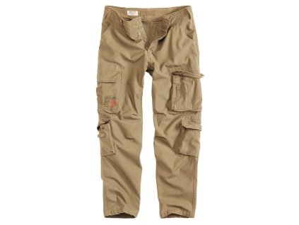 Kalhoty AIRBORNE SLIMMY KHAKI (velikost L)