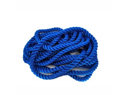 Lano kroucené PP-Betelon ø 20 mm / 10 m MODRÉ