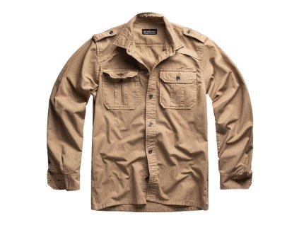 Košile M65 BASIC s dlouhým rukávem KHAKI (velikost L)