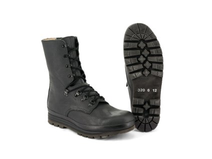 Boty švýcarské M95 vysoké kožené (velikost 250)