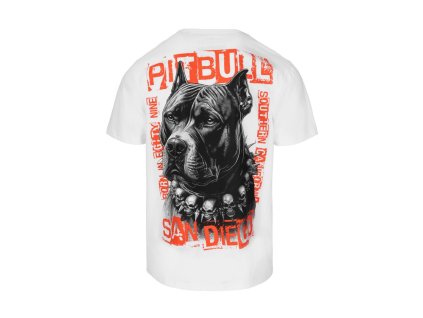 PitBull West Coast - pánské triko BLACKY bílé (Velikost S)
