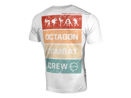 Pánské triko Octagon Combat Crew white