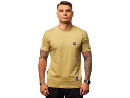 Pánské Triko Octagon Small Logo Original mustard