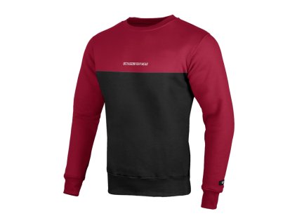 Pánská mikina Octagon Dual black/burgund black