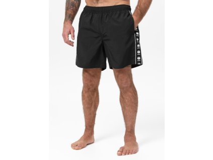 PitBull West Coast - pánské koupací šortky BLACKMORE černé (Velikost S)