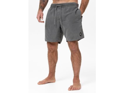 PitBull West Coast - pánské koupací šortky BALFOUR grafitové (Velikost M)